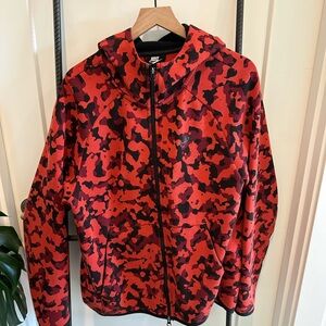 Nike Red and Black Camo Performance Jacket